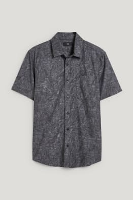 Overhemd - regular fit - kent - met patroon