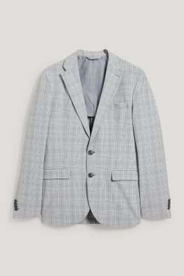 Veste de costume - slim fit - à carreaux