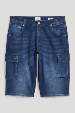 Shorts cargo di jeans