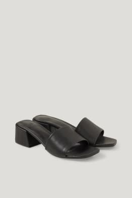 Sandals - faux leather