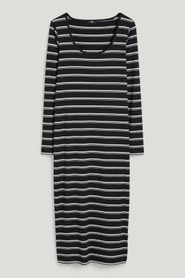Bodycon dress - striped