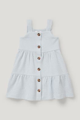 Baby-Kleid - gestreift