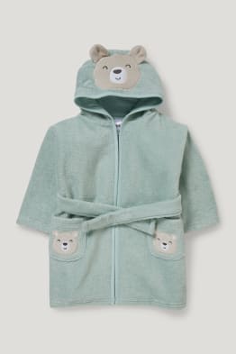 Peignoir à capuche pour bébé