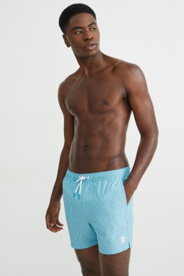 Short de bain - à rayures