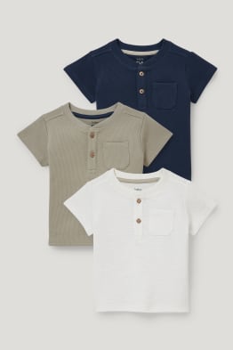 Multipack 3er - Baby-Kurzarmshirt