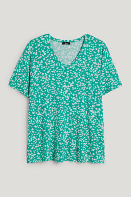T-Shirt - LYCRA® - à fleurs