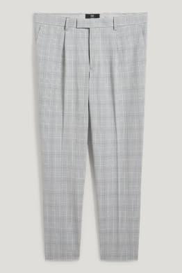 Pantalon de costume - slim fit - à carreaux