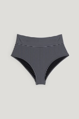 Slip bikini - vita alta - LYCRA® XTRA LIFE™ - a righe