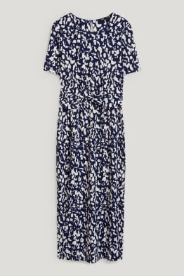 Bodycon dress with knot detail - patterned