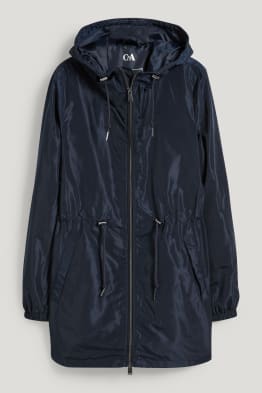 Jacke mit Kapuze und Tasche - faltbar