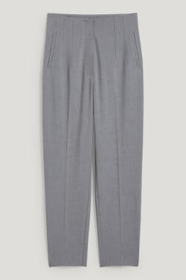 Pantalons de tela - high waist - tapered fit