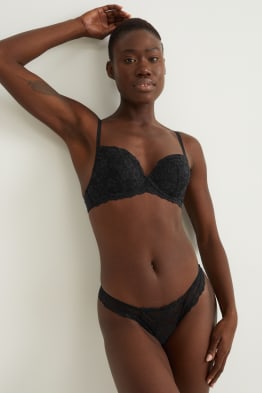 BH mit Bügel - PLUNGE - Push-up - LYCRA®