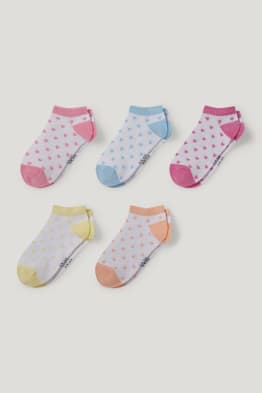 Multipack 5er - Sneakersocken - gemustert