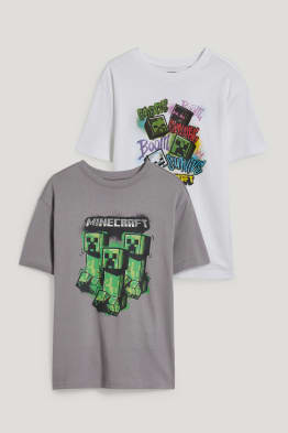 Lot de 2 - Minecraft - T-shirts