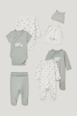 Erstlings-Set mit Geschenkbeutel - 7 teilig
