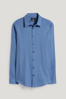 Camisa formal - slim fit - coll kent - planxat fàcil - estampada