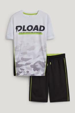 Set - Kurzarmshirt und Shorts - 2 teilig