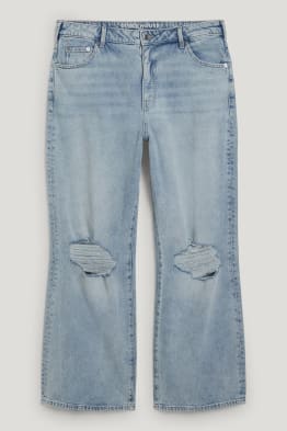 CLOCKHOUSE - wide leg jeans - talie înaltă