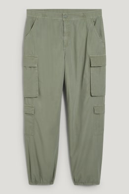 CLOCKHOUSE - cargo trousers - mid-rise waist - relaxed fit