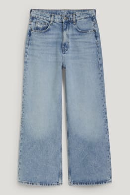Loose fit jeans - wysoki stan
