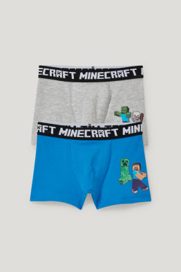Wielopak, 2 pary - Minecraft - bokserki
