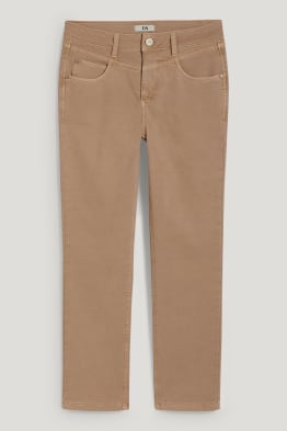 Pantalon - high waist - slim fit