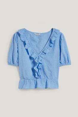 CLOCKHOUSE - Crop Bluse