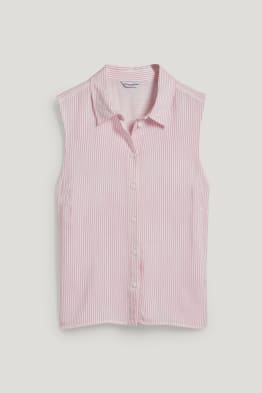 CLOCKHOUSE - bluză fără mâneci - cu dungi