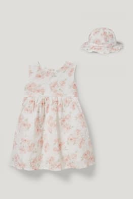 Baby outfit - 2 piece - floral