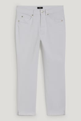 Cloth trousers - mid-rise waist - skinny fit