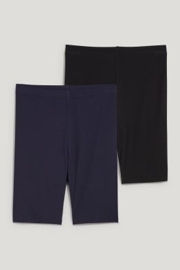 Confezione da 2 - bermuda basic stile ciclista - LYCRA® XTRA LIFE™