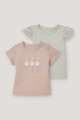 Multipack 2 ks - tričko s krátkým rukávem pro miminka