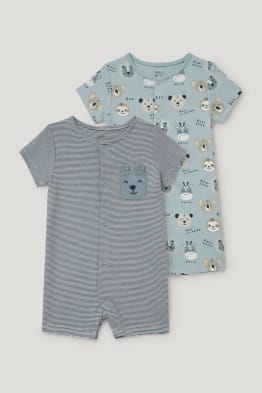 Lot de 2 - pyjamas courts pour bébé