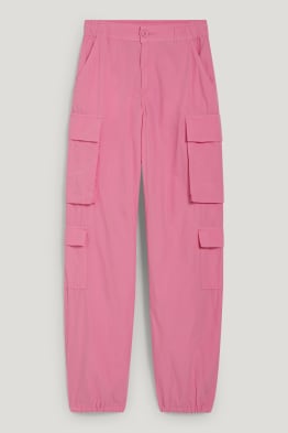 CLOCKHOUSE - cargo trousers - mid-rise waist - relaxed fit
