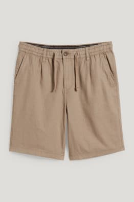 Shorts - Leinen-Mix