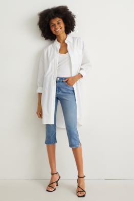 Capri jeans - średni stan - slim fit