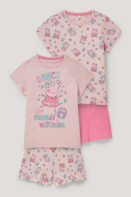 Multipack of 2 - Peppa Pig - short pyjamas - 4 piece