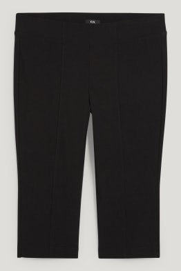 Capri trousers - mid-rise waist - LYCRA®