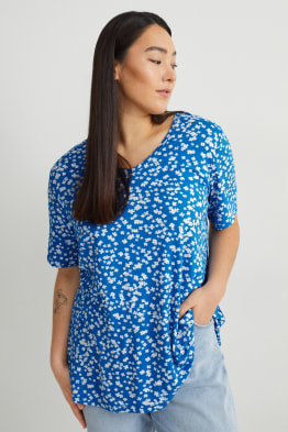 T-Shirt - LYCRA® - à fleurs