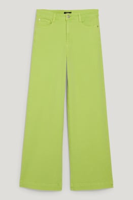 Wide leg jeans - high waist