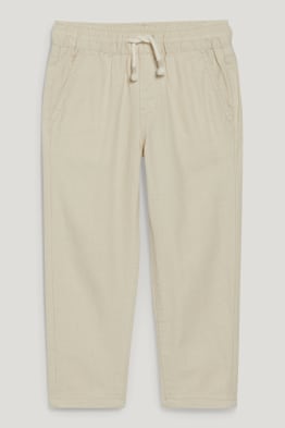 Trousers - linen blend