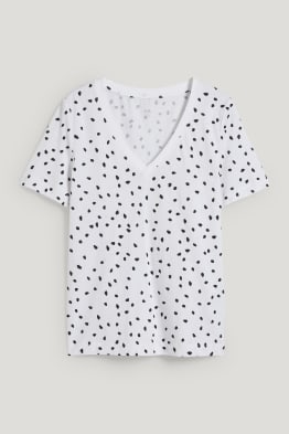 T-shirt basic - ze wzorem