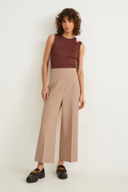 Broek - high waist - wide leg