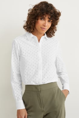 trechter melk wit Arctic Dames blouses in top kwaliteit online kopen - C&A Online Shop