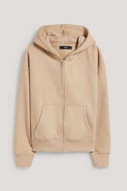 Sudadera con cremallera y capucha