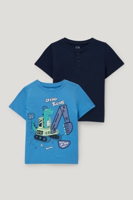 Lot de 2 - dinosaures - T-shirts