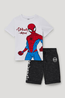 Spider-Man - set - T-shirt en sweatshort - 2-delig