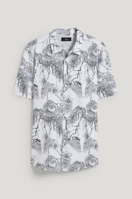 Overhemd - regular fit - kent - met patroon