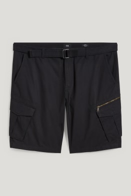Shorts cargo con cinturón