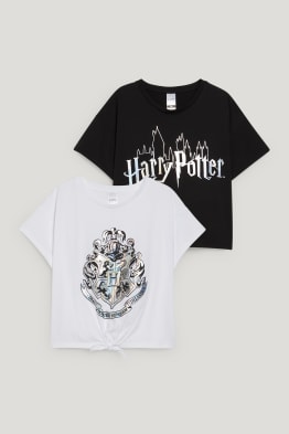 Extended Sizes - Multipack 2er - Harry Potter - Kurzarmshirt